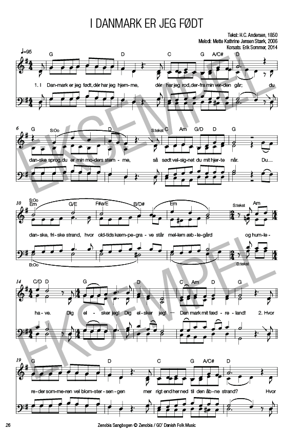 Sheet music -